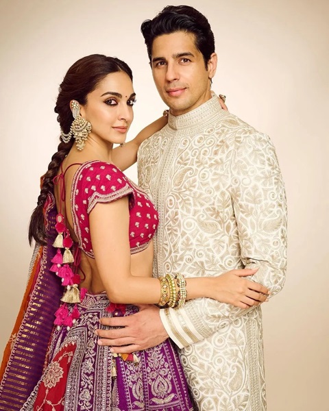 Kiara Advani in Torani, Sidharth Malhotra in Manish Malhotra